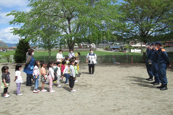 消火避難訓練(消防署立ち合い)